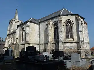 Église Saint-Vaast en kerkhof