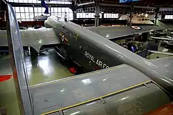 Shackleton AEW2-versie in het Museum of Science and Industry in Manchester