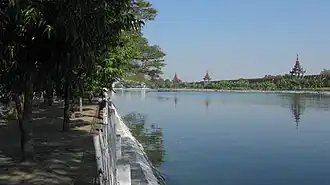 Een gracht in Mandalay