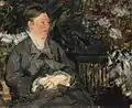 Édouard Manet, Mme Manet in de serre (1879)