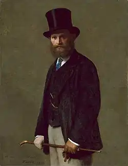 Portrait d'Edouard Manet, 1867, Musée d'Orsay, Parijs
