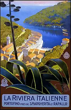 Een reclameposter uit de jaren twintig