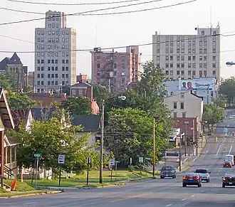 Downtown van Mansfield