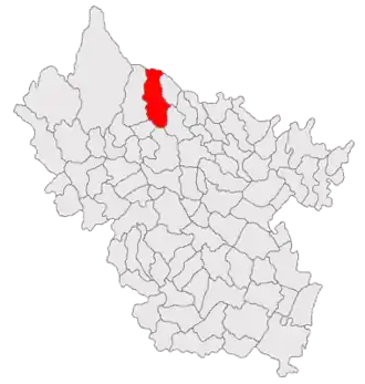 Kaart van Mânzălești