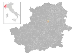 Locatie van Grosso in Turijn (TO)