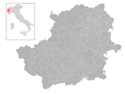 Locatie van Nomaglio in Turijn (TO)