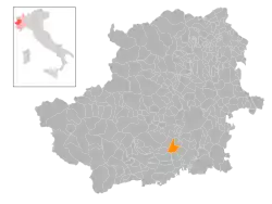 Locatie van None in Turijn (TO)
