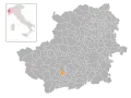 Locatie van Villar Perosa in Turijn (TO)