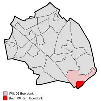 Locatie in de gemeente