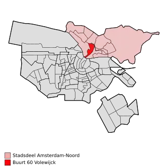 Locatie in de gemeente