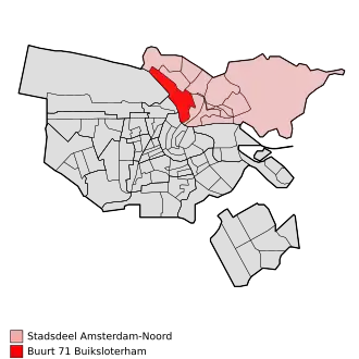 Locatie in de gemeente