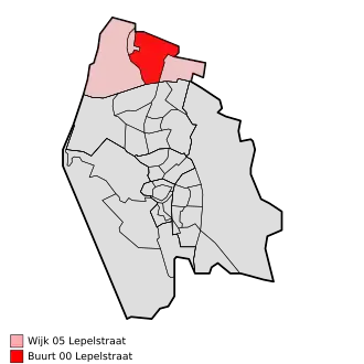 Kaart van Lepelstraat