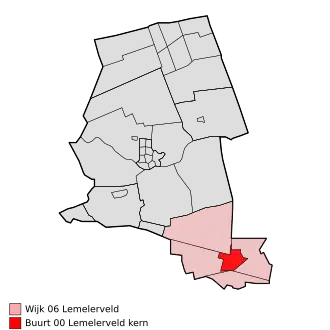 Kaart van Lemelerveld