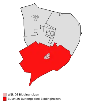 Locatie in de gemeente