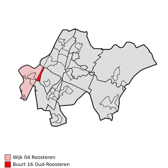 Kaart van Oud-Roosteren