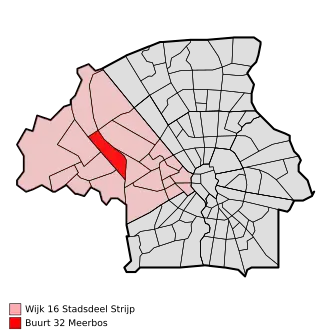 Meerbos binnen Eindhoven