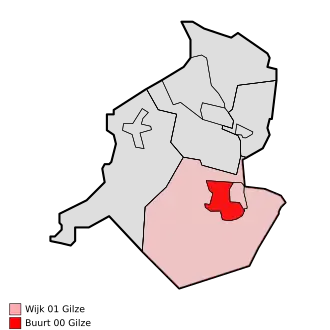 Kaart van Gilze
