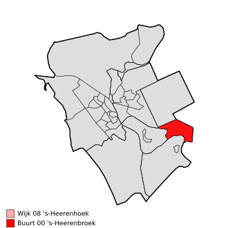 Kaart van 's-Heerenbroek