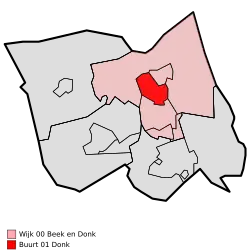 Donk binnen de gemeente Laarbeek