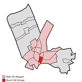 Map - NL - Meppel - Wijk 00 Meppel - Buurt 04 Ezinge