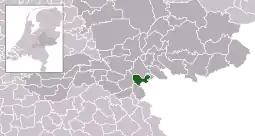 Locatie van de gemeente