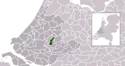 Locatie van de gemeente