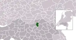 Locatie van de gemeente