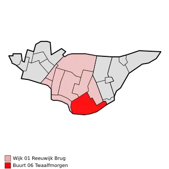 Kaart van Twaalfmorgen