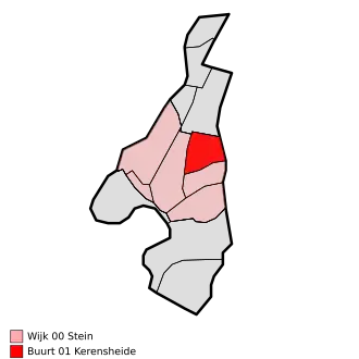 Kaart van Kerensheide