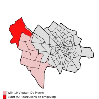 Kaart van Haarzuilens