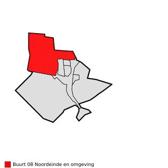 Kaart van Noordeinde