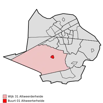 Kaart van Altweerterheide