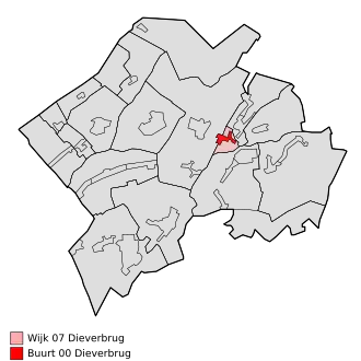 Kaart van Dieverbrug