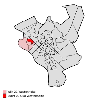 Kaart van Oud-Westenholte