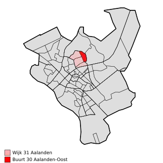 Kaart van Aalanden-Oost