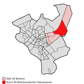 Bedrijventerrein Hessenpoort binnen Zwolle