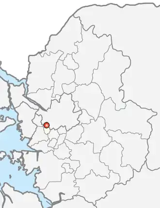 Kaart van Gwangmyeong-si