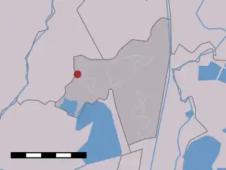 Kaart van Stokkelaarsbrug