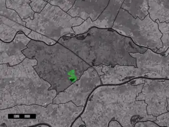 Kaart van Kerk-Avezaath