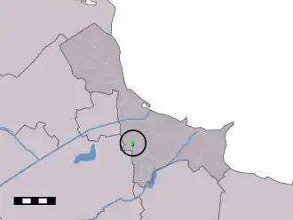 Kaart van Meedhuizen