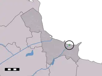 Kaart van Termunterzijl