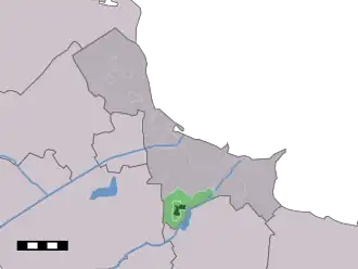 Kaart van Wagenborgen