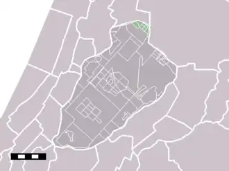 Kaart van Zwanenburg