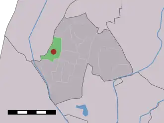 Kaart van Eenigenburg