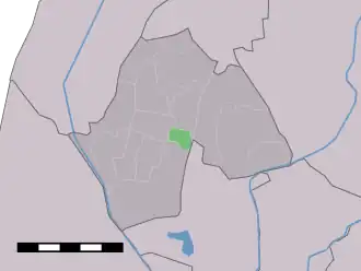 Kaart van Kalverdijk