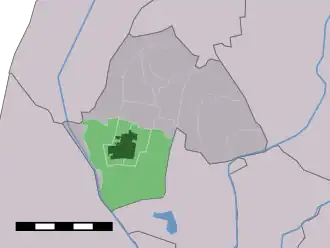 Kaart van Warmenhuizen