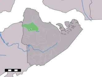 Kaart van Hengstdijk