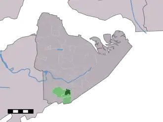 Kaart van Sint Jansteen