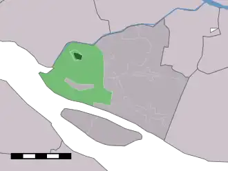 Kaart van Goudswaard