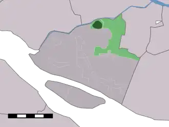 Kaart van Nieuw-Beijerland